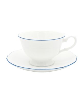 Twig New York - Amelie Royal Blue Rim Cup Saucer