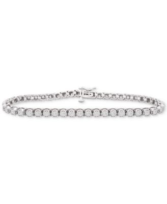 Wrapped in Love - Diamond Tennis Bracelet (1 ct. t.w.) in Sterling Silver