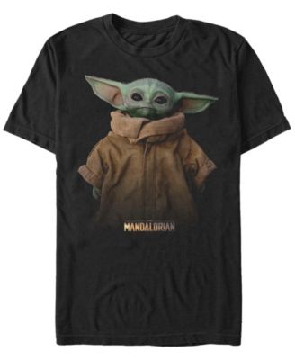 Fifth Sun - Men's Star Wars The Mandalorian The Child Jacket Portrait Short Sleeve T-Shirt
