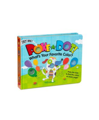 Melissa and Doug - Children's Book - Poke-a-Dot: What’s Your Favorite Color Board Book with Buttons to Pop