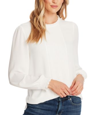 CeCe - Smocked Pintuck Blouse