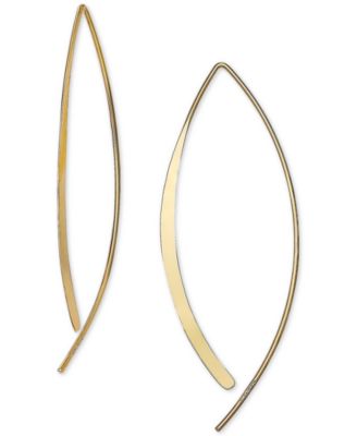 Giani Bernini - Polished Threader Earrings in 18k Gold-Plated Sterling Silver