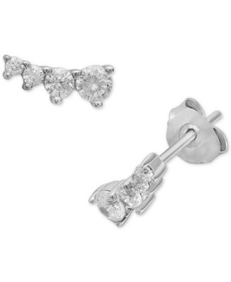 Giani Bernini - Cubic Zirconia Ear Climbers in Sterling Silver
