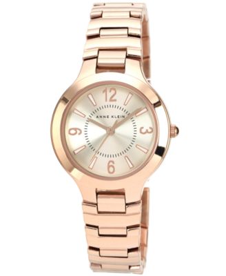 Anne Klein - Watch, Women's Rose Gold-Tone Bracelet 32mm AK-1450RGRG