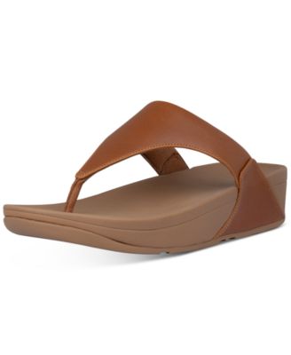 FitFlop - Lulu Leather Toepost Flip-Flop Sandals
