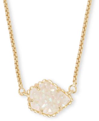 Kendra Scott - Drusy Stone Pendant Necklace, 15" + 2" extender