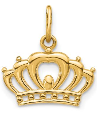 Macy's Brand - Emperor Crown Charm Pendant in 14k Gold