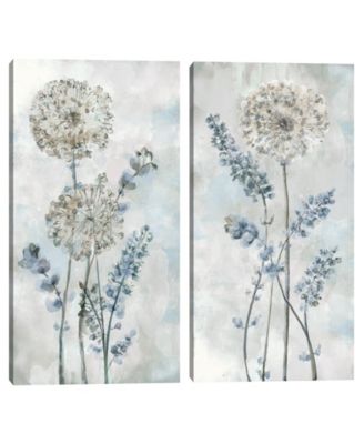 Fine Art Canvas - Garden Heights I & II by Studio Arts Set of Canvas Art Prints