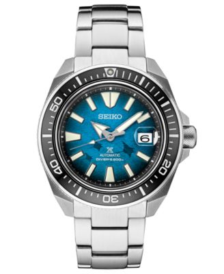 Seiko - Men's Automatic Prospex Manta Ray Diver Stainless Steel Watch 44mm