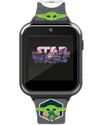 Accutime - Kid's Star Wars Gray Silicone Strap Smart Watch 46x41mm