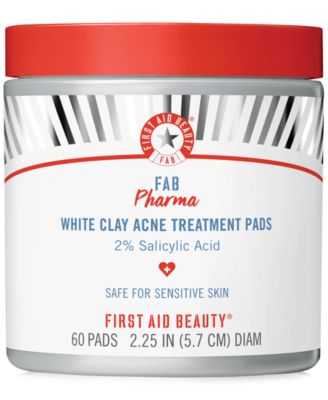 First Aid Beauty - FAB Pharma White Clay Acne Treatment Pads