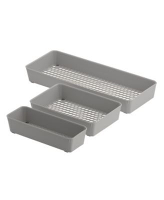 Spectrum - Diversified Hexa In-Drawer Organizer Set of 3 Assorted Storage Trays