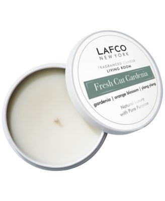 LAFCO New York - Fresh Cut Gardenia Living Room Travel Candle, 4-oz.