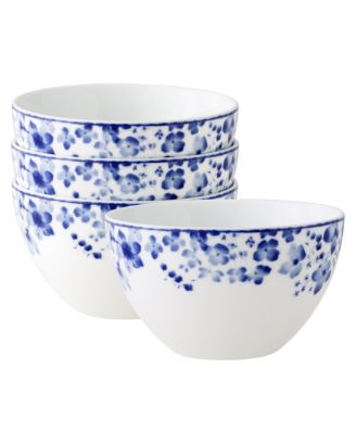 Noritake - Bloomington Road Set of 4 Cereals, 6", 29-1/2 OZ.
