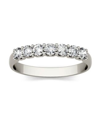 Charles & Colvard - Moissanite Anniversary Band 3/8 ct. t.w. Diamond Equivalent in 14k White Gold