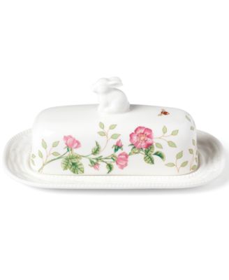 Lenox - Butterfly Meadow Bunny Covered Butter Dish