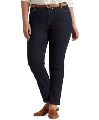 Lauren Ralph Lauren - Plus-Size Mid-Rise Straight Jean
