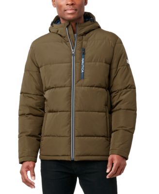 Nautica - Men's Hooded Puffer Jacket