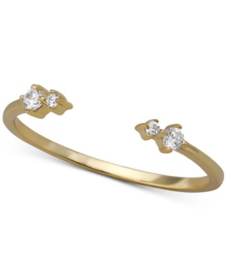 Giani Bernini - Cubic Zirconia Stackable Cuff Ring