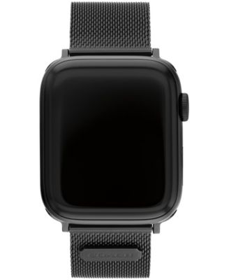 COACH - Men's Black Stainless Steel Mesh Bracelet for Apple Watch&reg; 42mm/44mm