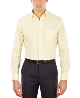 Van Heusen - Men's Fitted Poplin Dress Shirt