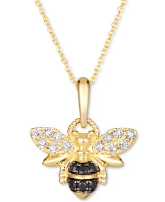 Le Vian - Nude Diamond (1/5 ct. t.w.) & Blackberry Diamond (1/10 ct. t.w.) 18" Pendant Necklace in 14k Gold