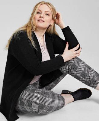 Charter Club - Plus Size 100% Cashmere Duster Cardigan, Created for Macy's
