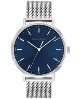 Calvin Klein - Men's Stainless Steel Mesh Bracelet Watch 42mm