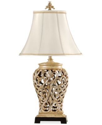 StyleCraft - Open-Lace Scroll Table Lamp