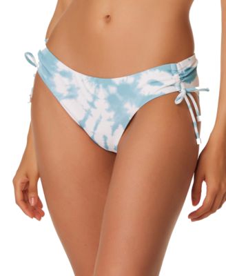 Bar III - Spiraling Shirr Side Hipster Bikini Bottoms