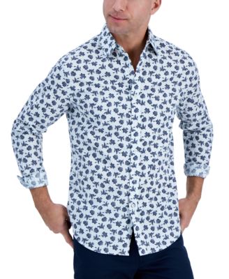 Club Room - Men's Long-Sleeve Alluna Floral Shirt