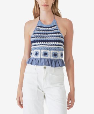 Lucky Brand - Crocheted Halter Top