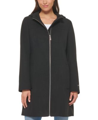 Tommy Hilfiger - Women's Belted Hooded Coat