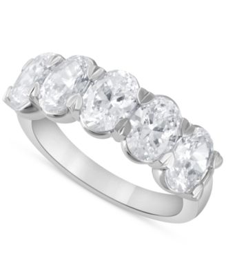 Badgley Mischka - Diamond Oval-Cut Band (3-1/2 ct. t.w.) in 14k White Gold