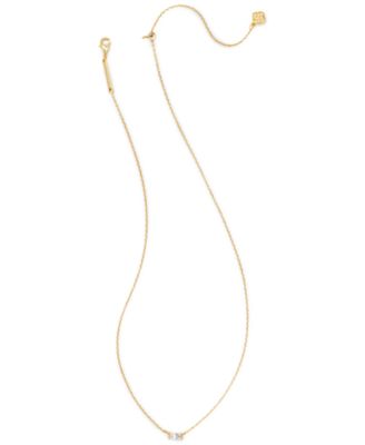 Kendra Scott - 14k Gold-Plated Baguette-Crystal 19" Adjustable Pendant Necklace
