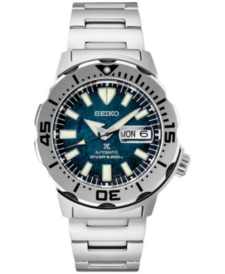 Seiko - Men's Automatic Prospex Special Edition Stainless Steel Bracelet Watch 42mm