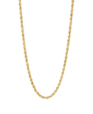 Macy's Brand - Glitter Double Rope Link 20" Chain Necklace in 14k Gold