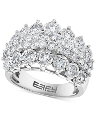 EFFY Collection - Diamond Cluster Ring (2-3/8 ct. t.w.) in 14k White Gold