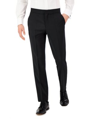 HUGO - Men's Modern-Fit Super Flex Stretch Tuxedo Pants