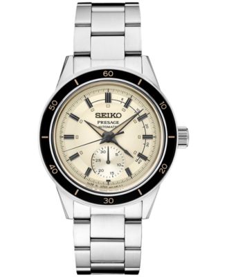 Seiko - Men's Automatic Presage Stainless Steel Bracelet Watch 41mm