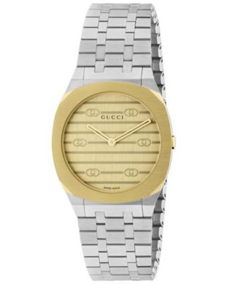 Gucci - Women's Swiss 25H Stainless Steel Bracelet Watch 30mm
