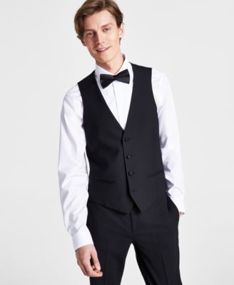 Bar III - Men's Slim-Fit Faille-Trim Tuxedo Vest