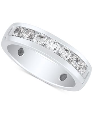 Grown With Love - Men's Lab Grown Diamond Band (1 ct. t.w.) in 10K White Gold