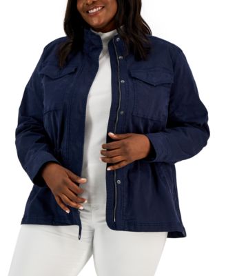 Style & Co - Plus Size Cotton Utility Jacket