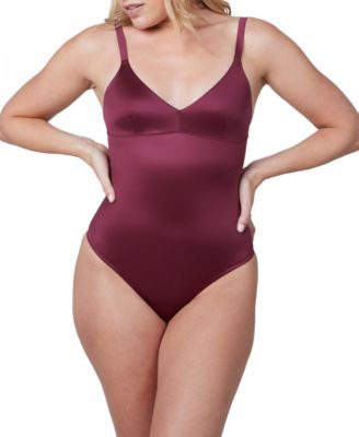 SPANX - Women's The Shaping Satin Thong Bodysuit
