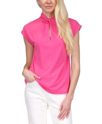 Michael Kors - Women's Twist-Neck Sleeveless Top