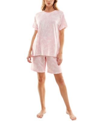 Roudelain - Women's Printed Bermuda Shorts Pajama Set