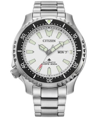 Citizen - Men's Automatic Promaster Dive Stainless Steel Bracelet Watch 45mm