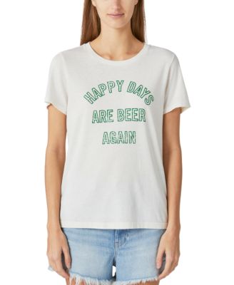 Lucky Brand - Women's Graphic-Print Short-Sleeve T-Shirt
