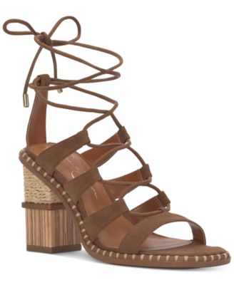 Jessica Simpson - Women's Lonor Lace-Up Ankle-Tie Sandals